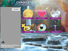 Tablet Screenshot of changeyourlifespells.com